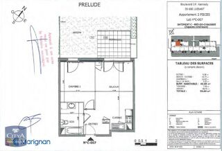  Appartement à louer 2 pièces 41 m²