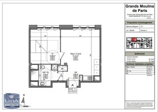  Appartement à louer 2 pièces 43 m²