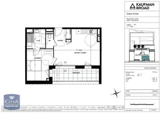  Appartement à louer 2 pièces 48 m²
