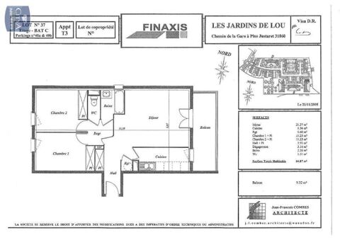  Appartement � louer 3 pi�ces 65 m�