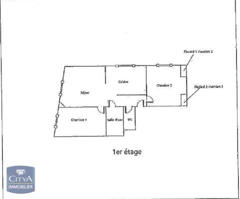  Appartement � louer 3 pi�ces 50 m�