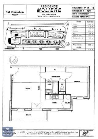  Appartement � louer 2 pi�ces 49 m�