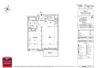  Appartement � louer 2 pi�ces 43 m�