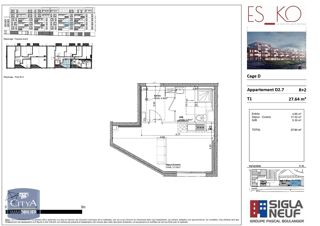  Appartement � louer 1 pi�ce 28 m�