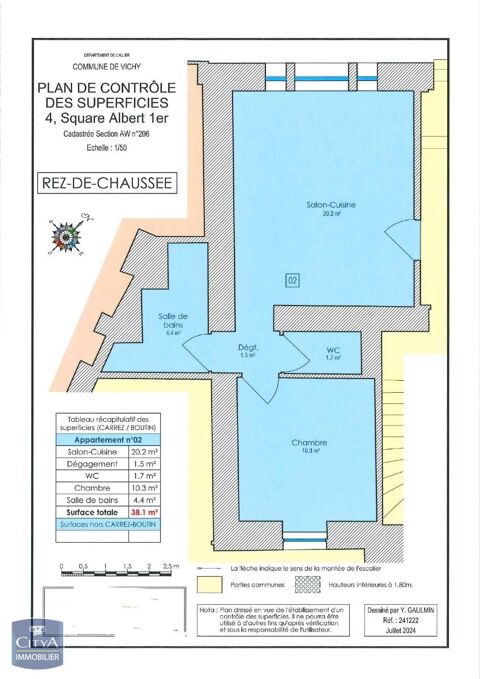  Appartement � louer 2 pi�ces 38 m�