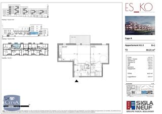  Appartement � louer 2 pi�ces 44 m�