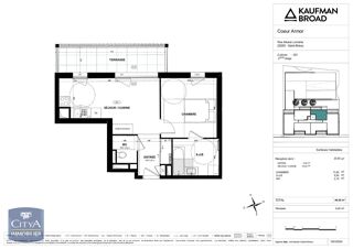 location Appartement - 2 pièce(s) - 41 m² Saint-Brieuc (22000)