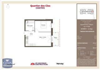  Appartement à louer 2 pièces 41 m²