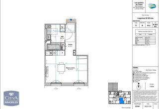  Appartement à louer 1 pièce 32 m²