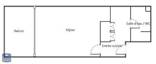  Appartement à louer 1 pièce 23 m²