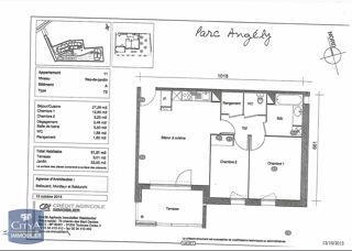  Appartement à louer 3 pièces 62 m²