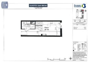  Appartement à louer 1 pièce 14 m²