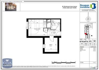  Appartement � louer 2 pi�ces 31 m� Joue les tours