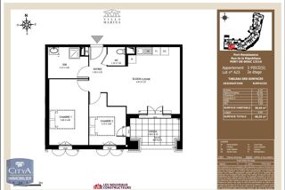  Appartement à louer 3 pièces 59 m²