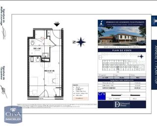  Appartement à louer 1 pièce 22 m²