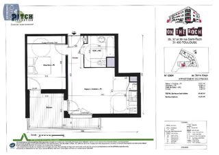  Appartement à louer 2 pièces 41 m²