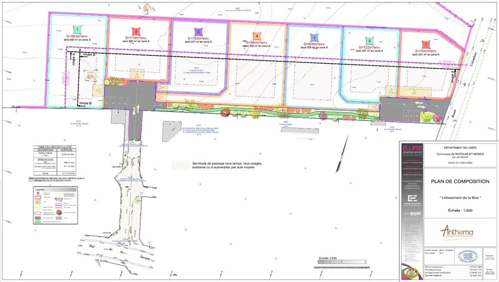 vente Terrain - 983 m² La Verpillière (38290)