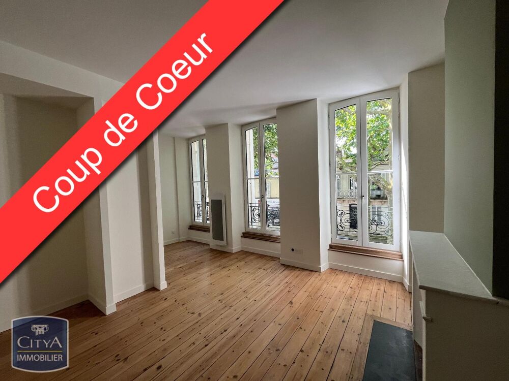 À LOUER : Appartement T1 situé à Saintes, avenue Gambett....