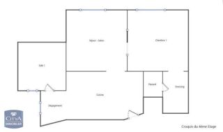  Appartement à louer 2 pièces 38 m²