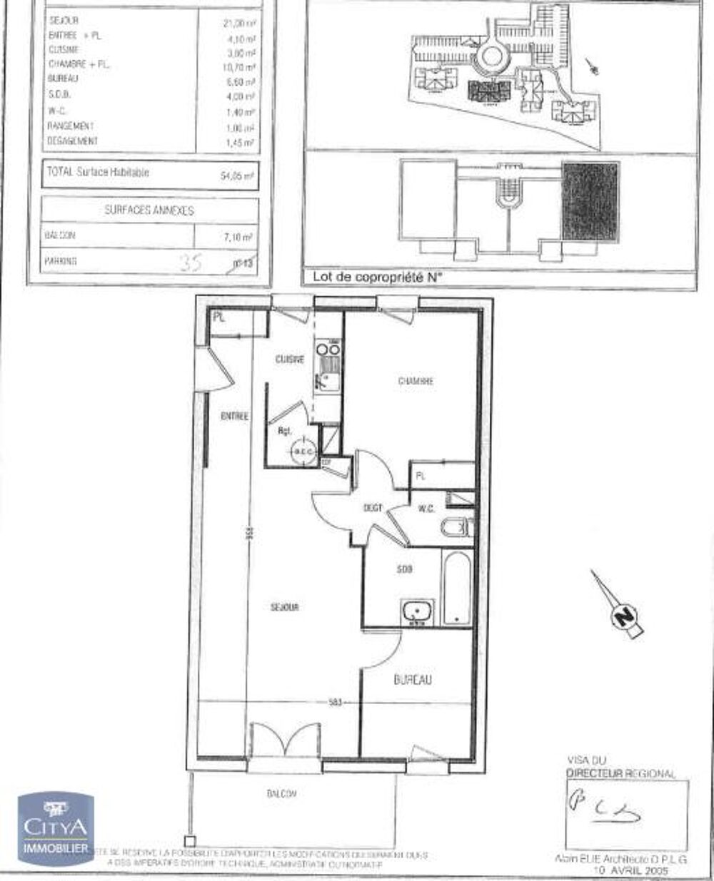 location Appartement - 2 pièce(s) - 54 m² Caudebec-lès-Elbeuf (76320)