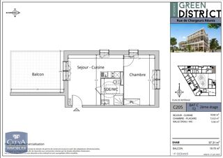  Appartement à louer 2 pièces 37 m²