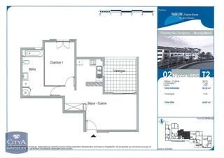  Appartement � louer 2 pi�ces 50 m�