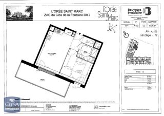  Appartement � louer 2 pi�ces 41 m�