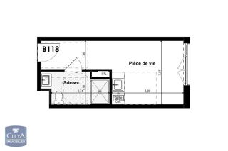  Appartement à louer 1 pièce 19 m²