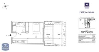  Appartement � louer 1 pi�ce 28 m�