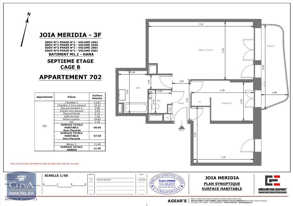 location Appartement - 3 pièce(s) - 69 m² Nice (06200)