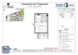  Appartement � louer 1 pi�ce 32 m�