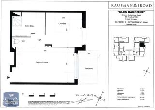  Appartement à louer 2 pièces 40 m²