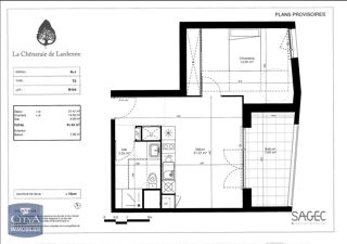  Appartement à louer 2 pièces 41 m²
