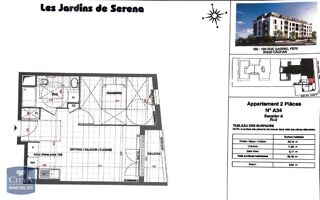  Appartement à louer 2 pièces 40 m²