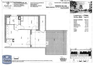  Appartement � louer 2 pi�ces 44 m�