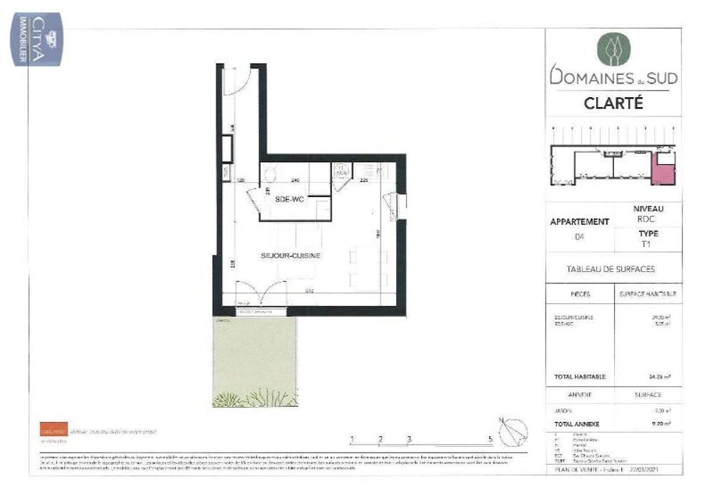 location Appartement - 1 pièce(s) - 34 m² Eaunes (31600)