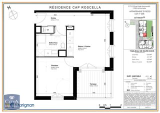  Appartement � louer 2 pi�ces 42 m�