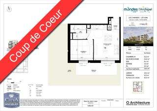  Appartement à louer 2 pièces 45 m²