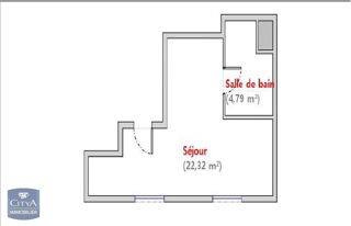  Appartement à louer 1 pièce 27 m²