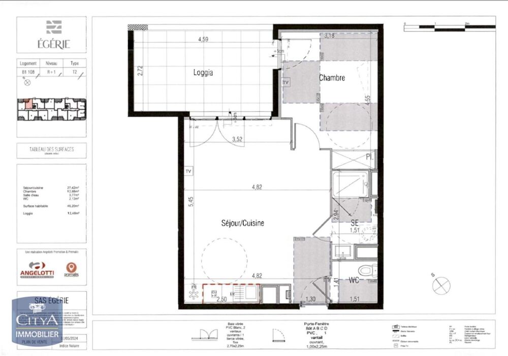 location Appartement - 2 pièce(s) - 46 m² Béziers (34500)