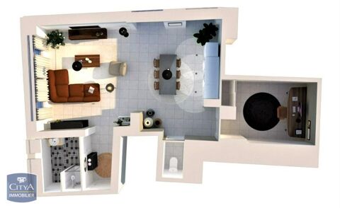  Appartement � louer 2 pi�ces 58 m�