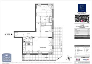  Appartement à louer 3 pièces 70 m²