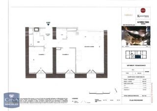  Appartement � louer 3 pi�ces 57 m�