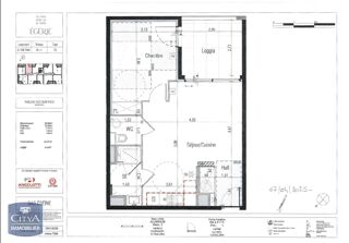  Appartement à louer 2 pièces 46 m²