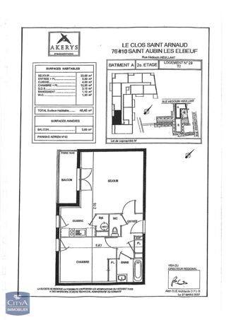  Appartement à louer 2 pièces 48 m²