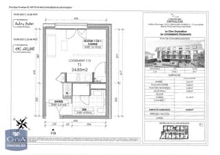  Appartement à louer 1 pièce 25 m²