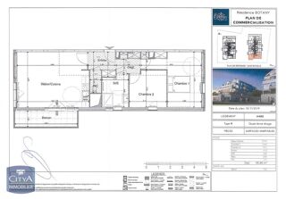  Appartement à louer 3 pièces 68 m²