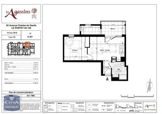  Appartement à louer 2 pièces 42 m²