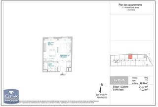  Appartement à louer 1 pièce 29 m²