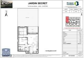  Appartement à louer 3 pièces 58 m²